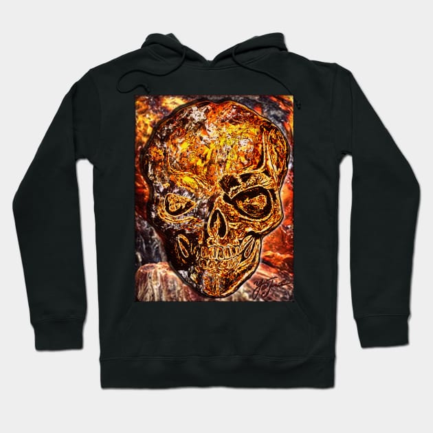 Mineral Skull Monarch Hoodie by Yok Tomato
